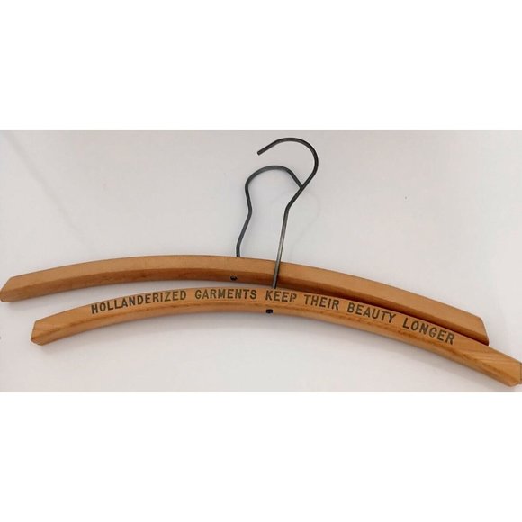 Vintage Wooden Clothes Hangers Lot of 2 Ottawa - Toronto Fur/Clothes Storage Ad - Picture 3 of 11